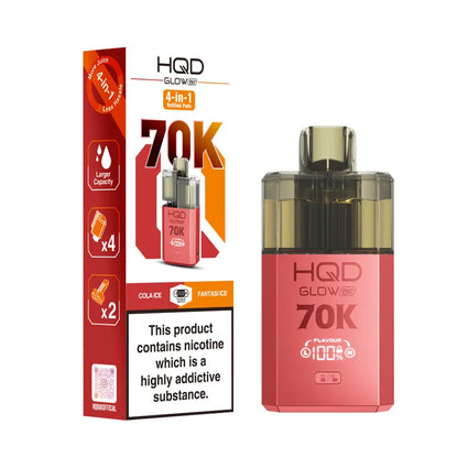 HQD Glow Air 70K Prefilled pod kit