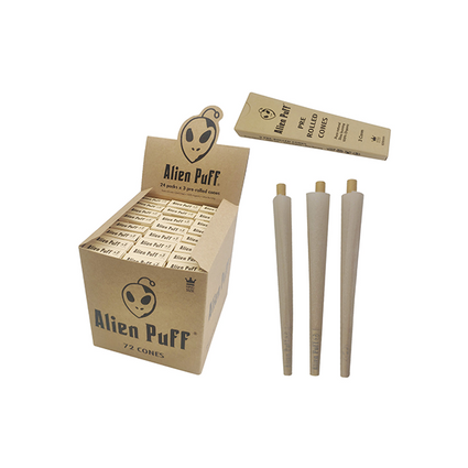 Alien Puff Hemp King Size 3x Cones 24 Packs (HP2502)