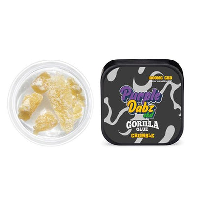 Purple Dabz CBD 1000mg CBD Crumble - Gorilla Glue