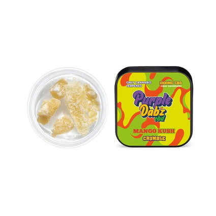 Purple Dabz by Purple Dank 1000mg CBD Crumble - Mango Kush